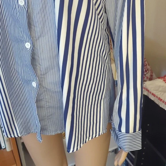 Striped Button-Up Shirt - Picture 3 of 8